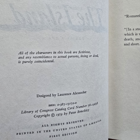 The Island, 1st Edition by Peter Benchley - Picture 4 of 5